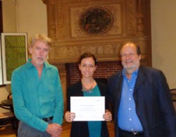 Elisa Ascione with Allen Grieco and Peter Scholliers.