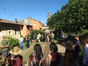 Food & Sustainability Studies Conference Attendees at Orto Sole