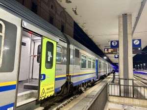 Train Leaving Perugia Fontivegge Station